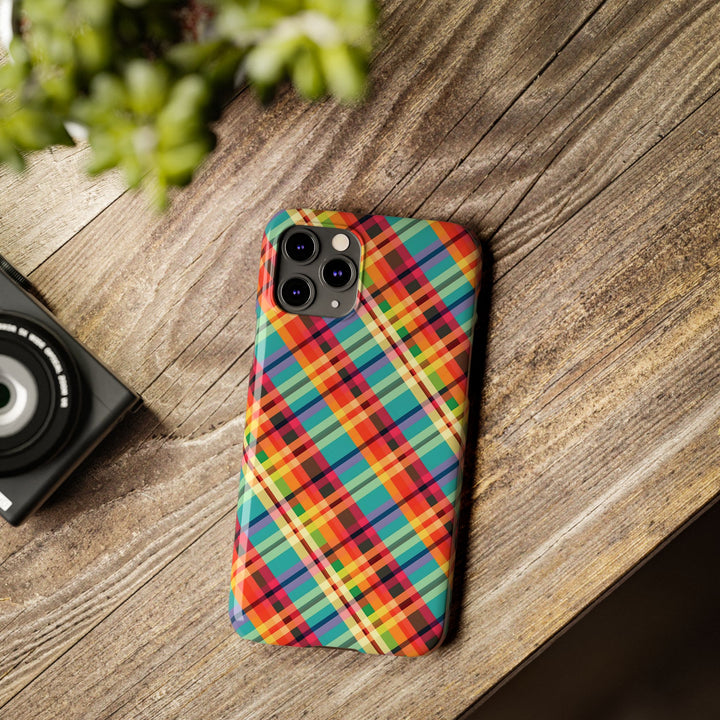 Slim Checkered Plaid Gift for Her Cute Phone Cases for Iphone 16 Pro Max | iPhone 15 Case | iPhone 15 Pro Max Case, Iphone 14, 13, 12, 11, 10, 8, 7 - Studio40ParkLane