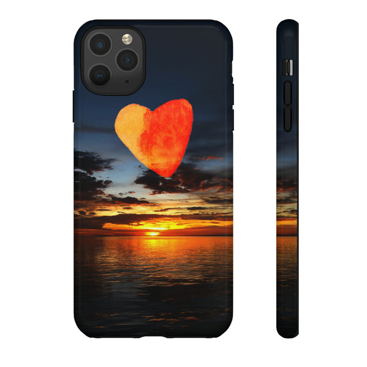 Cute IPhone Case | Rising Heart Love Sunset, iPhone 15 Case | iPhone 15 Pro Case, Iphone 14 Case, Iphone 14 Pro Max Case - Studio40ParkLane