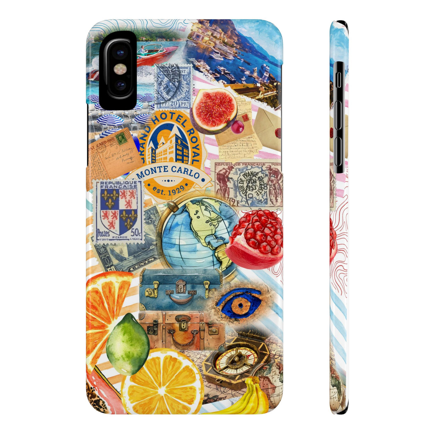 Slim Trendy French Coquette Collage Gift for Her Cute Phone Cases for Iphone 16 Cases | iPhone 15 Case | iPhone 15 Pro Max Case, Iphone 14 Case, Iphone 13, Slim