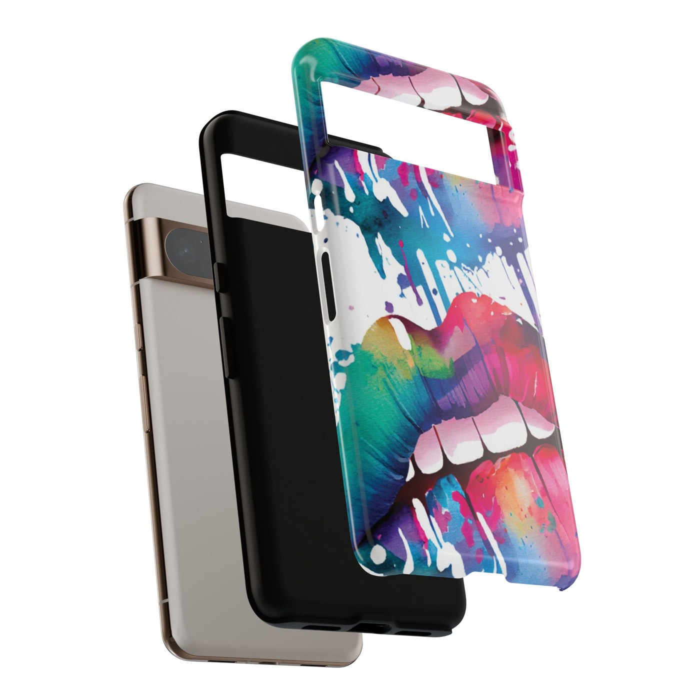 Impact Resistant, Simply Smile Lips, Cute Phone Cases for Samsung S24, S23, S22, S21, IPhone 15 pro Iphone 14 pro Iphone 13 IPhone 12 Iphone 11