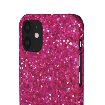 Snap Non-Glitter Muted Pink Play on "Faux" Glitter Effect Cute Phone Cases for Samsung and Iphone, 16, 15, 14, S24, S23, S22, S21, S20, Plus and Ultra