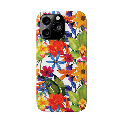 Slim Spring Flowers Gift for Her Cute Phone Cases for Iphone 16 Pro Max | iPhone 15 Case | iPhone 15 Pro Max Case, Iphone 14, 13, 12, 11, 10, 8, 7 - Studio40ParkLane