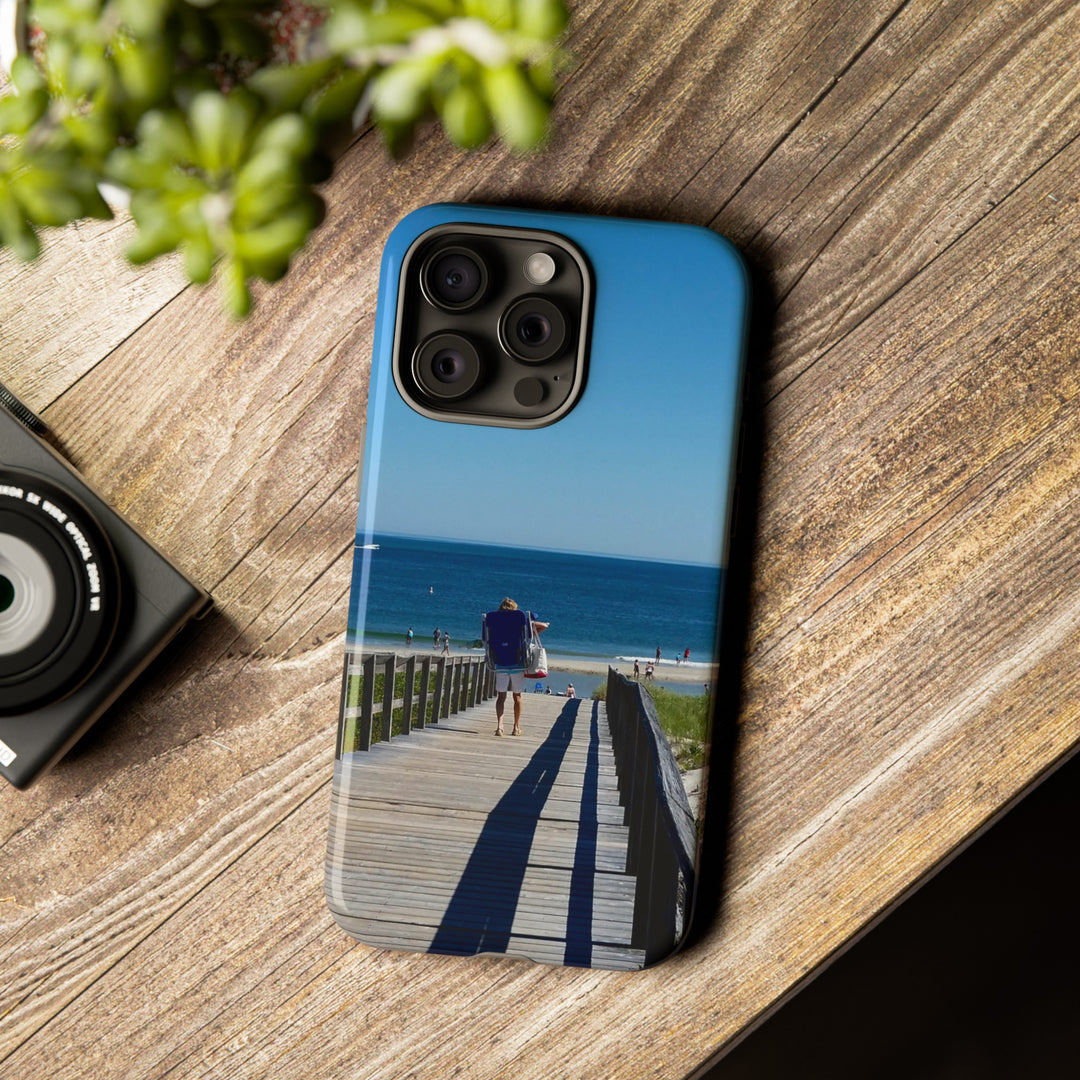 Cute Samsung Case | Cool Iphone Case | Summer Beach Walk, Samsung S24, S23, S22, S21, IPhone 15 Case | Iphone 14 Case, Iphone 13 Case - Studio40ParkLane