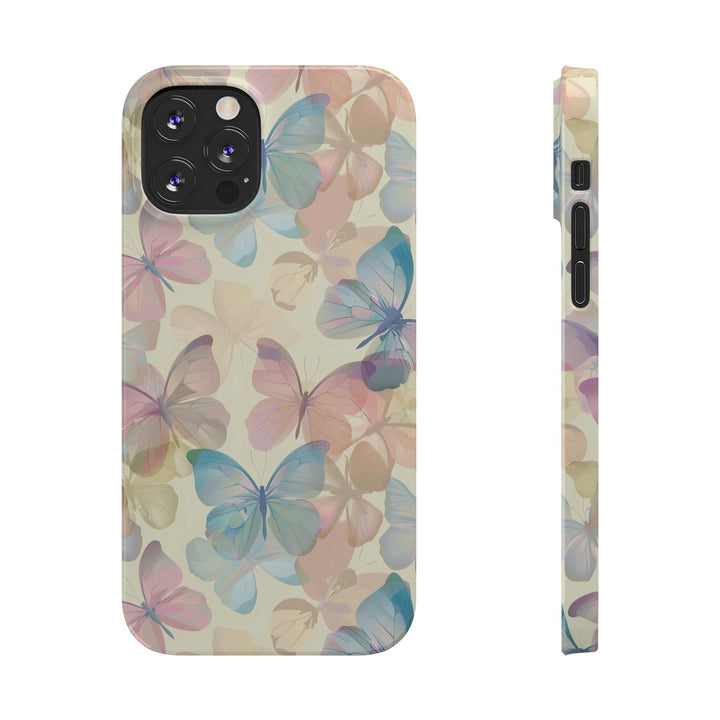 Slim Cute Phone Cases for Iphone - | iPhone 15 Case | iPhone 15 Pro Max Case, Iphone 14 Case, Iphone 14 Pro Max, Iphone 13, Summer Pastel Butterflies - Studio40ParkLane