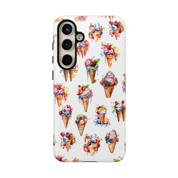 Impact Resistant, Summer Icecream, Cute Phone Cases for Samsung S24, S23, S22, S21, IPhone 15 pro, Iphone 14 pro, Iphone 13 IPhone 12, Iphone 11 - Studio40ParkLane