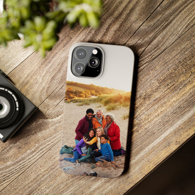 Slim Custom Personalized Family Photo Phone Cases for Iphone 16 | iPhone 15 Case | iPhone 15 Pro Max Case, Iphone 14, Iphone 14 Pro Max, Iphone 13, Slim