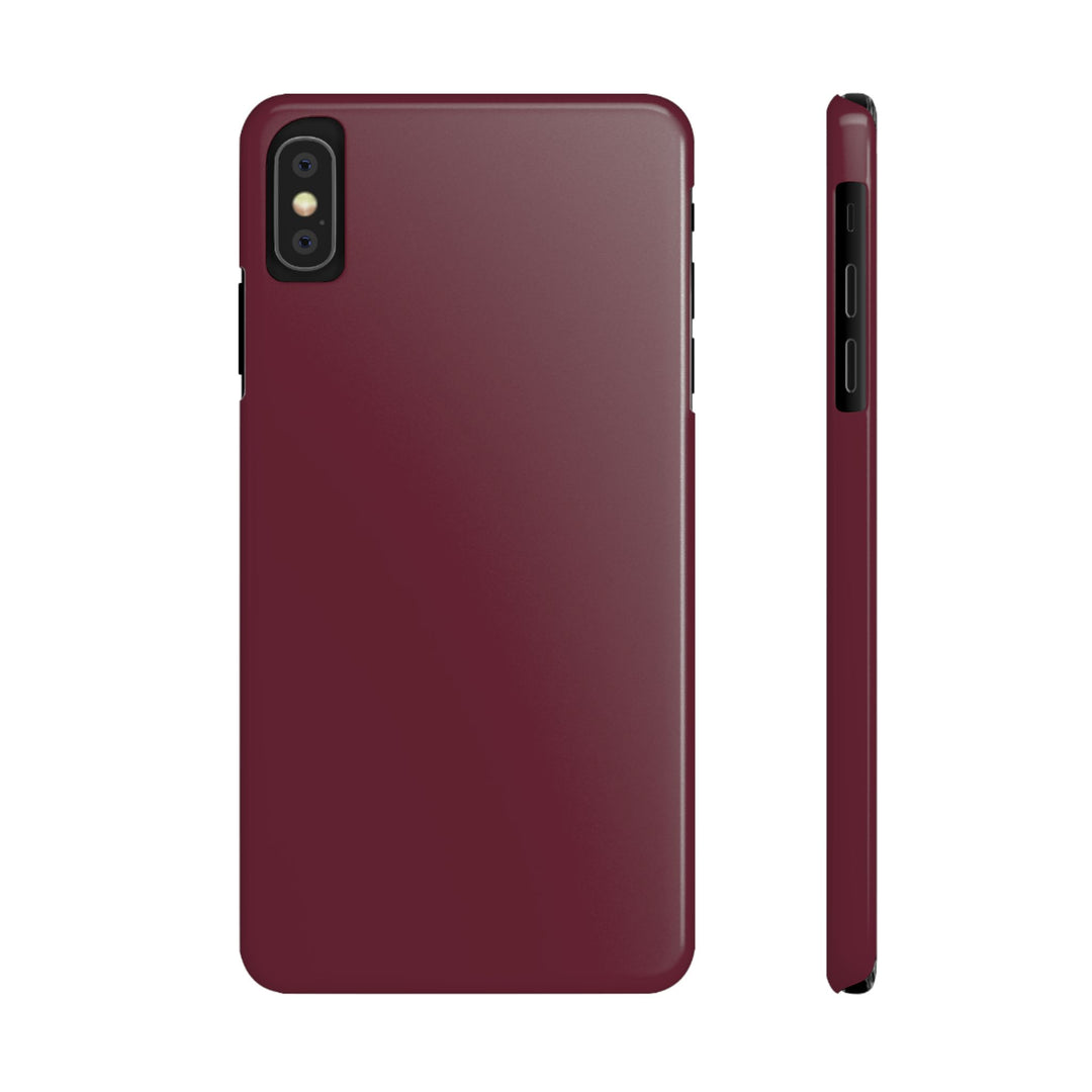 Slim Burgundy Maroon Gift for Her Aesthetic Cute Phone Case for Iphone 16 - | iPhone 15 Pro Max Case | iPhone 14 Case 13 12 11 10 9 8 7 - Studio40ParkLane