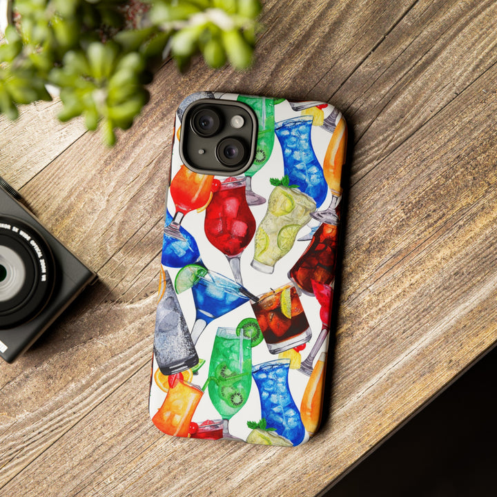 Cute Samsung Case | Cool Iphone Case | Summer Fruit Cocktail, Samsung S24, S23, S22, S21, IPhone 15 Case | Iphone 14 Case, Iphone 13 Case - Studio40ParkLane