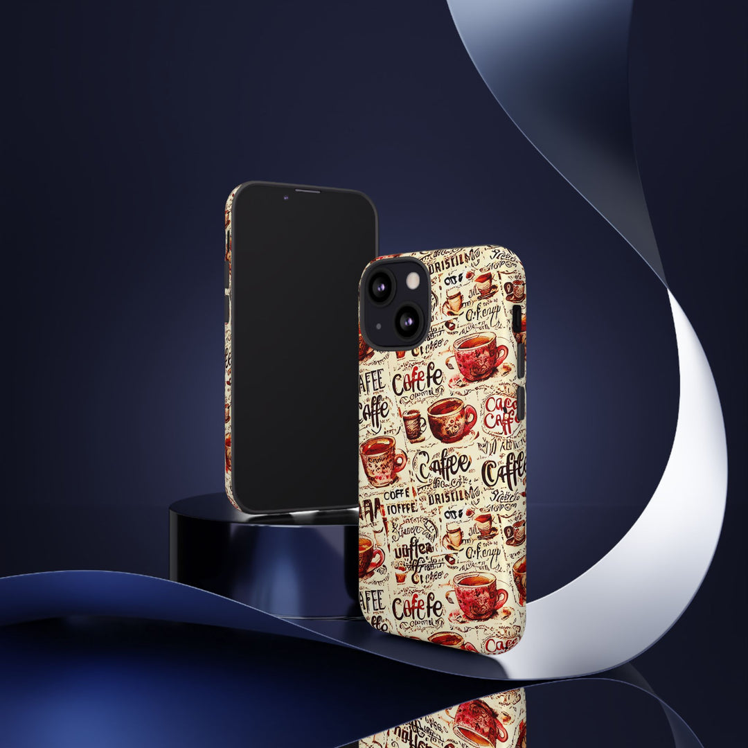Impact Resistant, Paris Bistro Cafe, Cute Phone Cases for Samsung S24, S23, S22, S21, IPhone 15 pro Iphone 14 pro Iphone 13 IPhone 12 Iphone 11 - Studio40ParkLane