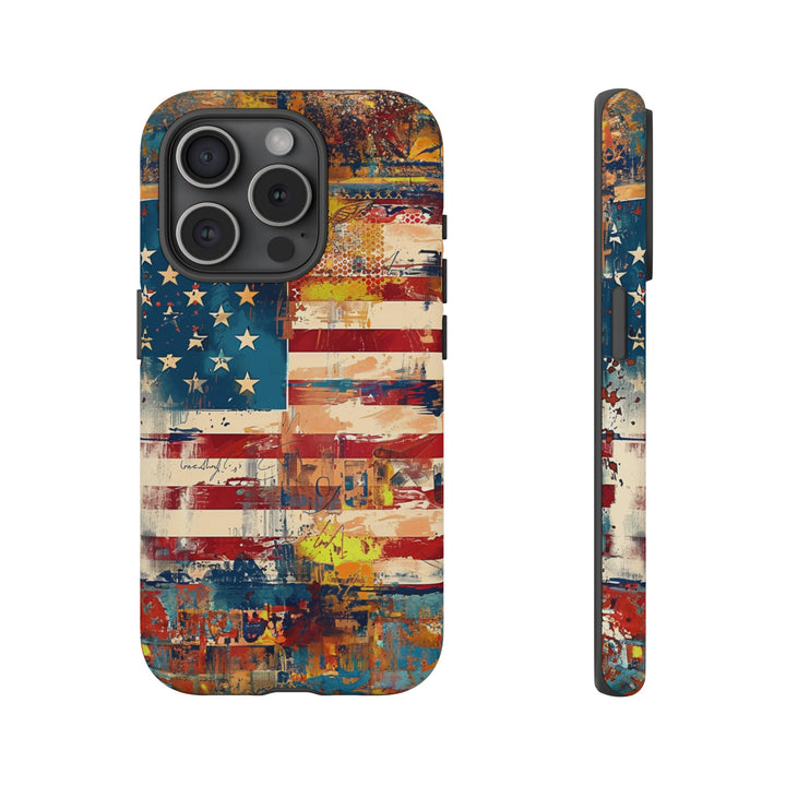 Impact Resistant, American Flag, Cute Phone Cases for Samsung S24, S23, S22, S21, IPhone 15 pro Iphone 14 pro Iphone 13 IPhone 12 Iphone 11 - Studio40ParkLane