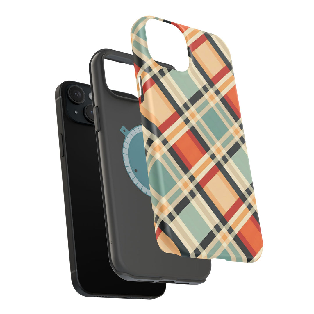 Checkered Plaid Magsafe Gift for Her Cute Phone Case for Iphone, | iPhone 16 | iPhone 15 Pro Max, Iphone 14 Pro Max, 13 12 11 10 9 8 7 - Studio40ParkLane