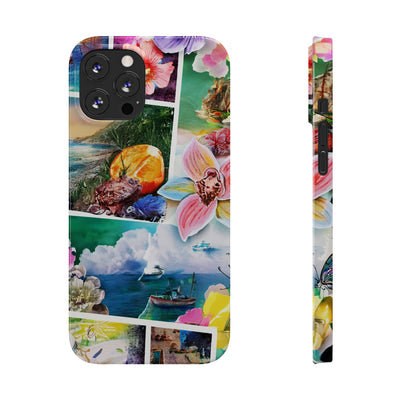 Travel Coquette Collage Slim Cute Phone Cases for Iphone  | iPhone 15 Case | iPhone 15 Pro Max Case, Iphone 14, Iphone 14 Pro Max, Iphone 13