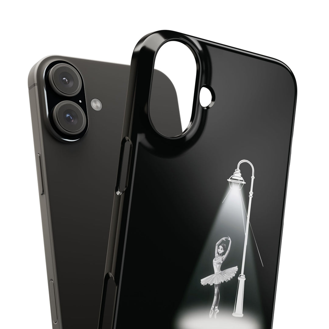 Slim Ballet Dancer Spotlight Gift for Her Cute Phone Cases for Iphone 16 Pro Max | iPhone 15 Case | iPhone 15 Pro Max Case, Iphone 14, 13, 12, 11, 10, 8, 7 - Studio40ParkLane