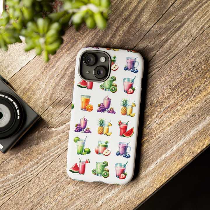 Cute Samsung Case | Cool Iphone Case | Tropical Summer Fruit Cocktail, Samsung S24, S23, S22, S21, IPhone 15 Case | Iphone 14 Case, Iphone 13 Case - Studio40ParkLane