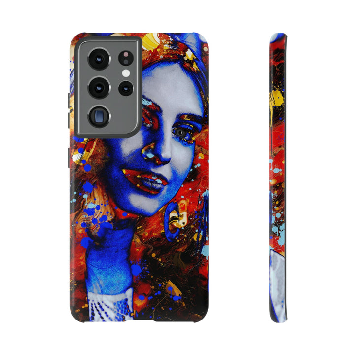 Cute Samsung Phone Case | Aesthetic Samsung Phone Case | Galaxy S23, S22, S21, S20 | Marble Splash Face, Protective Phone Case - Studio40ParkLane