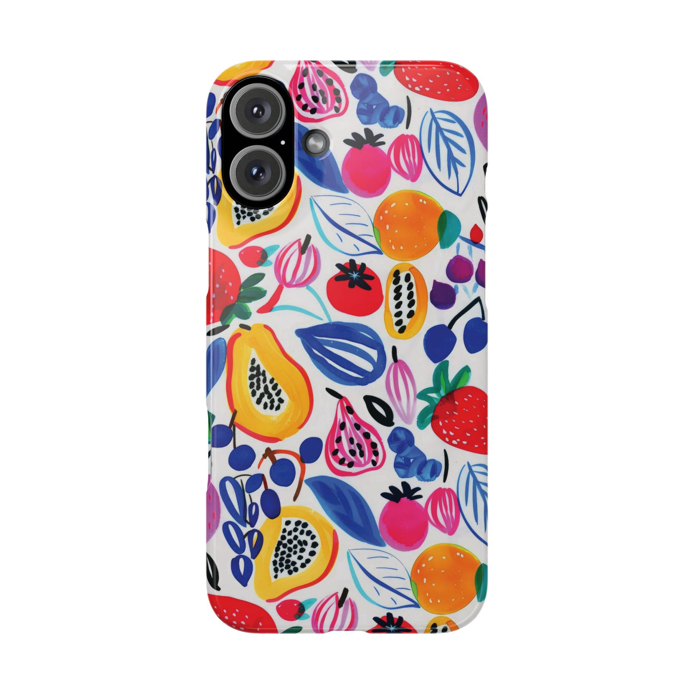 Snap Summer Fruit Gift for Her Cute Phone Cases for Samsung Galaxy S24, S23, S22, S21, S20, Plus, Ultra, Iphone 16, 15, 14, Pro and Max