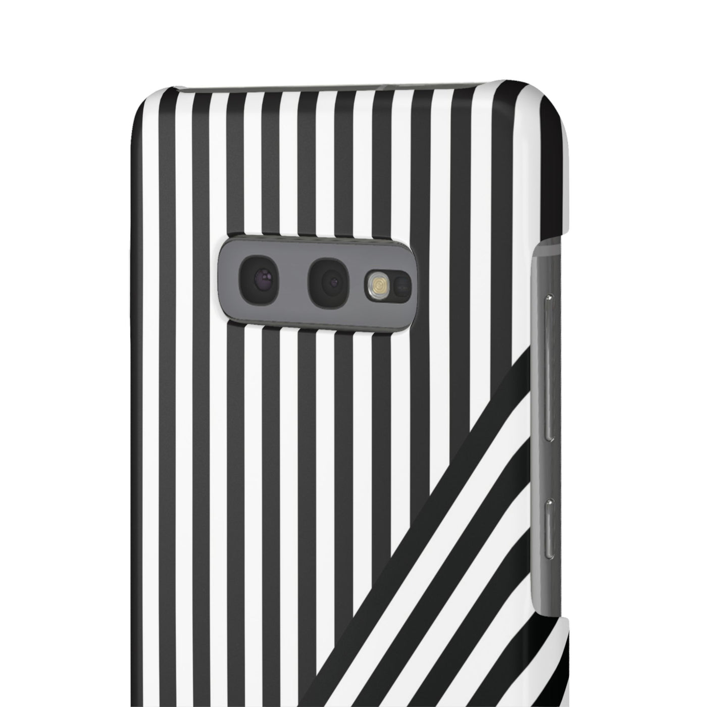 Aesthetic Black White Stripes Cute Phone Case Sleek Snap - For iPhone 17 Pro Max iPhone 16 Pro iPhone 15 Iphone 14 Plus 13 Pro 12 11 10 Gift - Studio40ParkLane