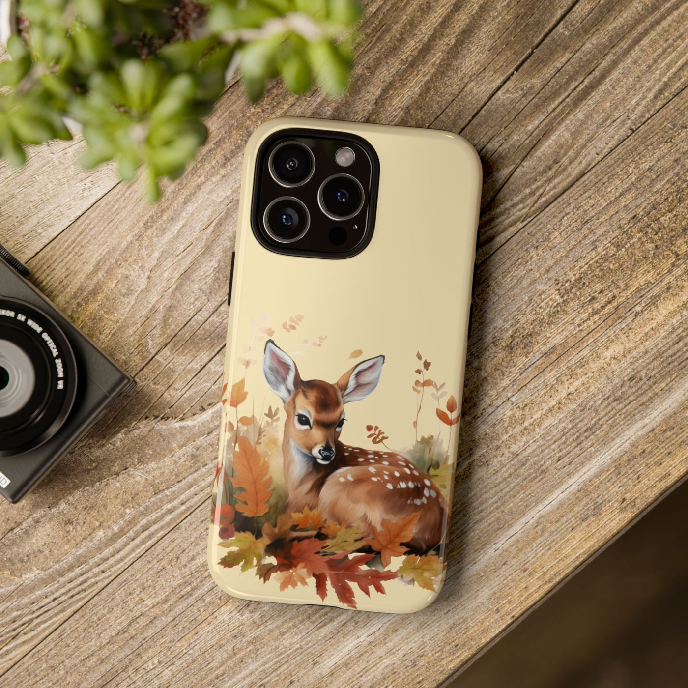 Autumn Fall Deer Gift for Her Cute Phone Case for, Samsung Galaxy S24, S23, S22, S21, IPhone 16 Case | Iphone 15, Iphone 14, IPhone 13 Case