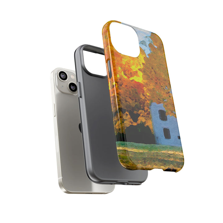 Impact Resistant, Fall Leaves Watercolor, Cute Phone Cases for Samsung S24, S23, S22, S21, IPhone 15 pro Iphone 14 pro Iphone 13 IPhone 12 Iphone 11 - Studio40ParkLane