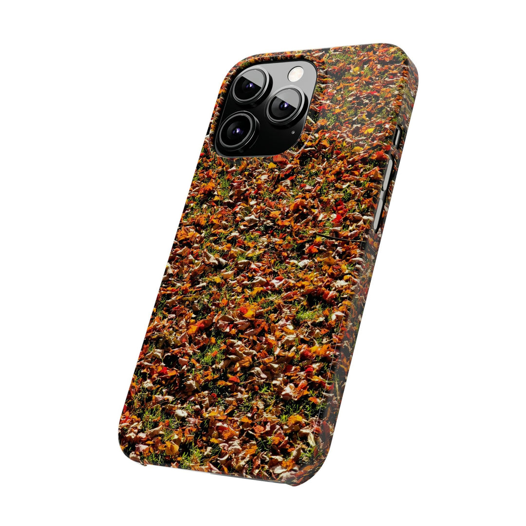 Slim Cute Phone Cases for Iphone - | iPhone 15 Case | iPhone 15 Pro Max Case, Iphone 14 Case, Iphone 14 Pro Max, Iphone 13, New England Fall Leaves - Studio40ParkLane