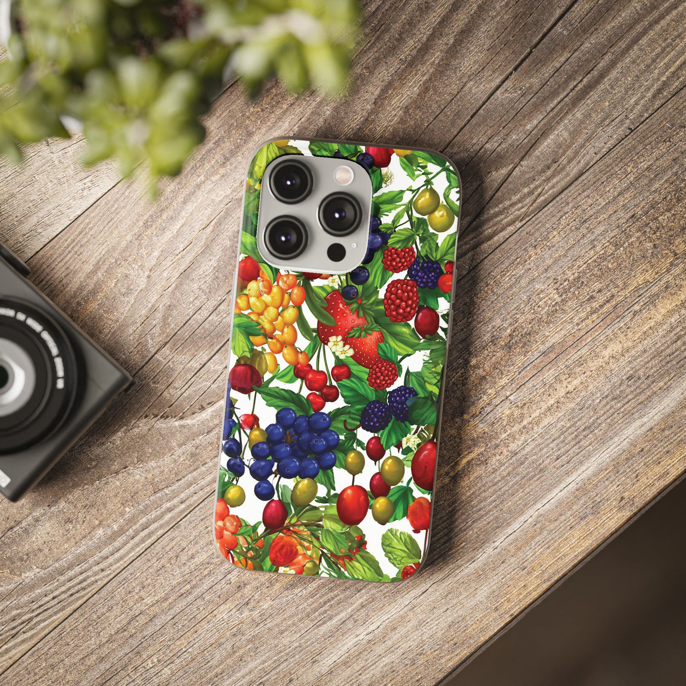 Cute Flexi Phone Cases, For Samsung Galaxy and Iphone, Summer Mixed Fruit, Galaxy S23 Phone Case, Samsung S22 Case, Samsung S21, Iphone 15, Iphone 14, Iphone 13