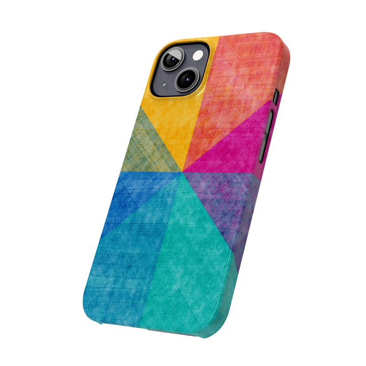 Slim Cute Phone Cases for Iphone | iPhone 15 Case | iPhone 15 Pro Max Case, Iphone 14, Iphone 14 Pro Max, Iphone 13, Abstract Colored Shapes - Studio40ParkLane