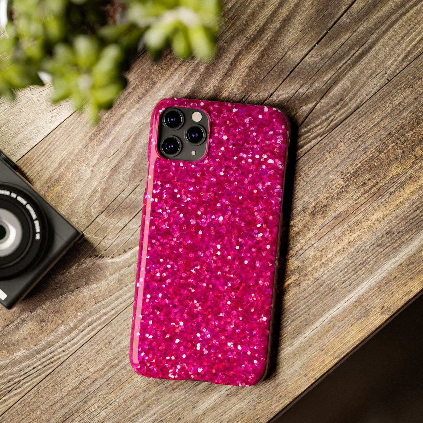 Slim Pink Glitter Cute Phone Cases for Iphone 16 Pro Max | iPhone 15 Case | iPhone 15 Pro Max Case, Iphone 14, Iphone 14 Pro Max, Iphone 13 12 11 8 7