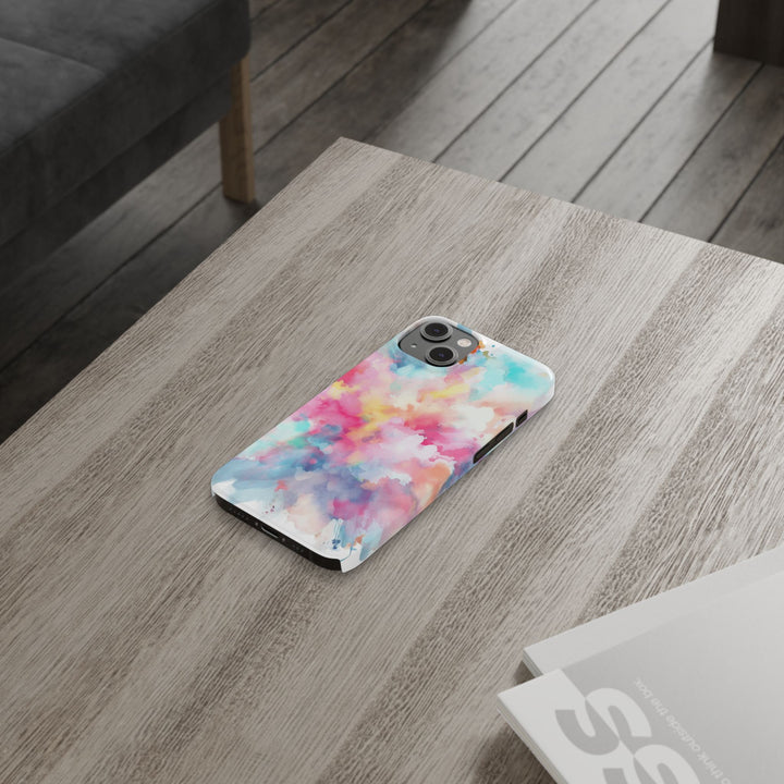 Slim Paint Splash Pink Gift for Her Cute Phone Cases for Iphone 16 Pro Max | iPhone 15 Case | iPhone 15 Pro Max Case, Iphone 14, Iphone 14 Pro Max, Iphone 13 12 11 8 7 - Studio40ParkLane