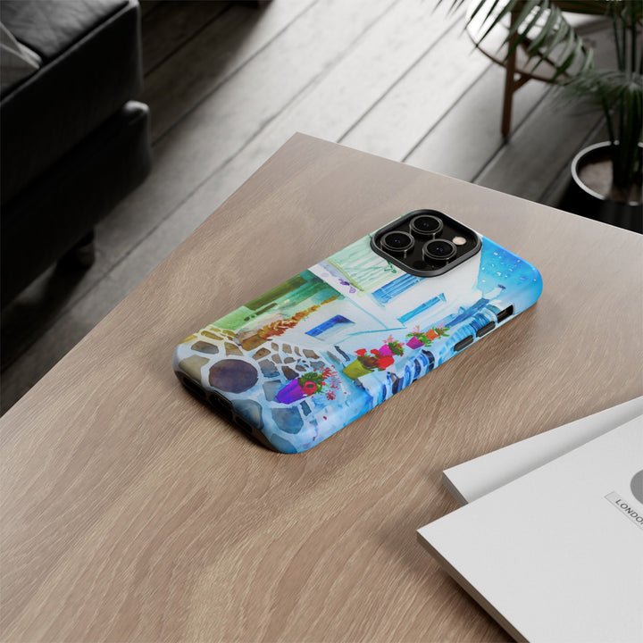 Impact Resistant, Greece House, Cute Phone Cases for Samsung S24, S23, S22, S21, IPhone 15 pro Iphone 14 pro Iphone 13 IPhone 12 Iphone 11 - Studio40ParkLane