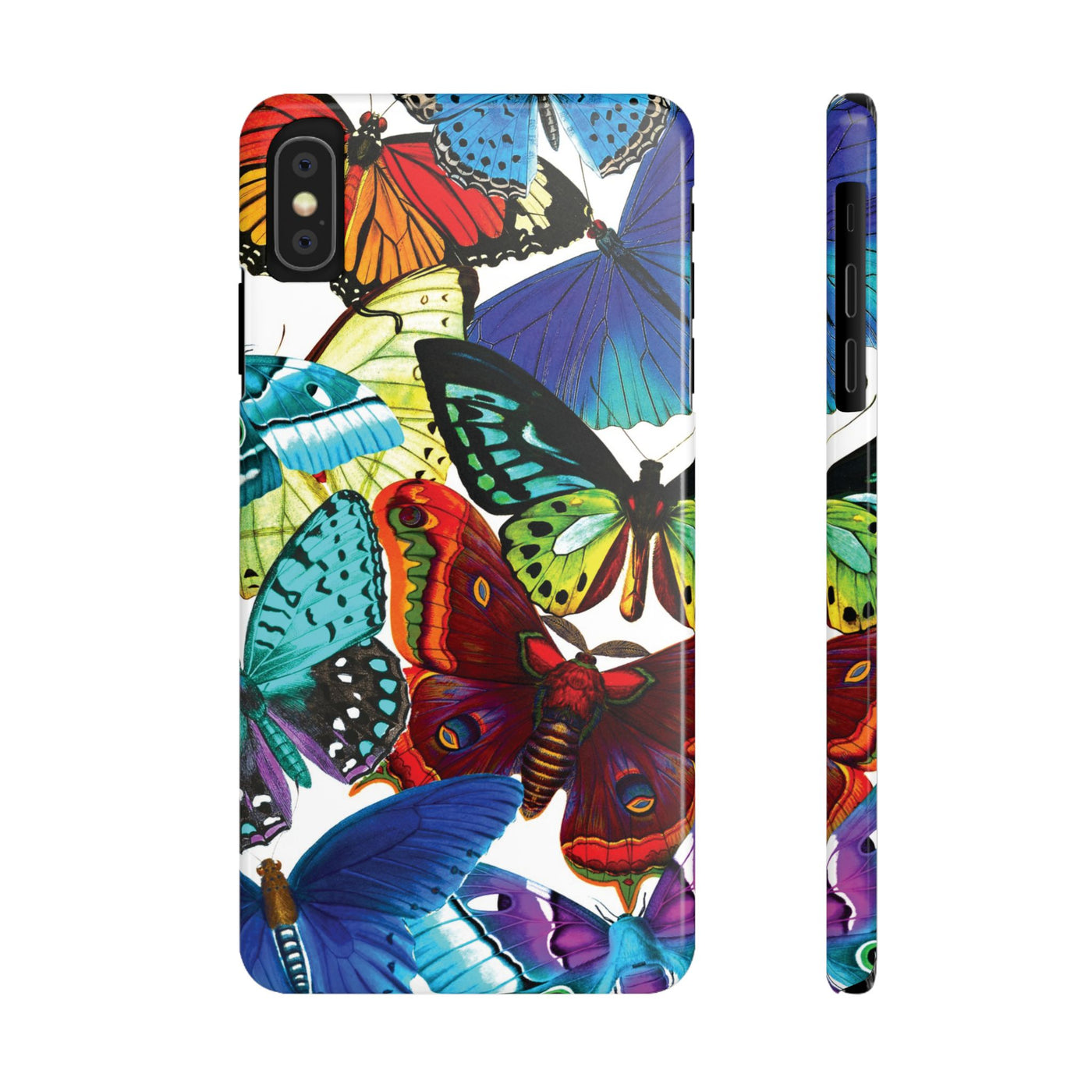 Slim Bright Butterflies Gift for Her Cute Phone Cases for Iphone 16 Pro Max | iPhone 15 Case | iPhone 15 Pro Max Case, Iphone 14, Iphone 14 Pro Max, Iphone 13 12 11 8 7