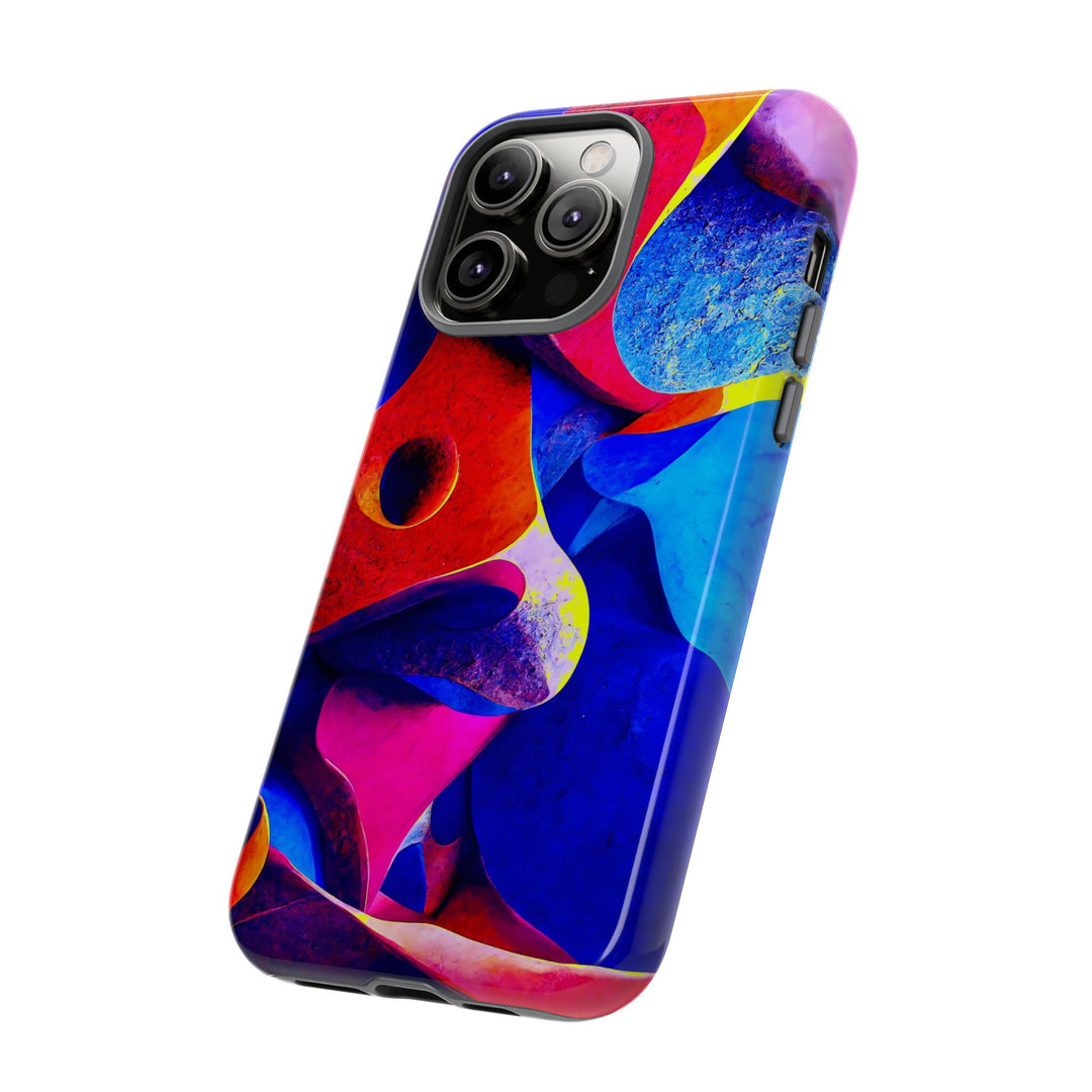 Impact Resistant, Abstract Shapes, Cute Phone Cases for Samsung S24, S23, S22, S21, IPhone 15 pro Iphone 14 pro Iphone 13 IPhone 12 Iphone 11 - Studio40ParkLane