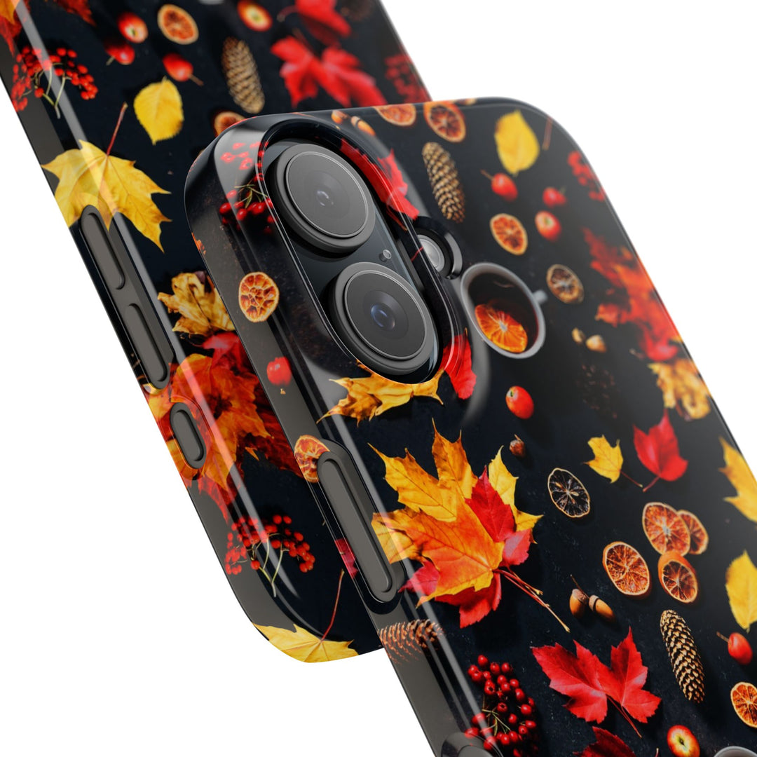 Slim Cute Fall Leaves Collage Phone Cases for Iphone | iPhone 15 Case | iPhone 15 Pro Max Case, Iphone 14, Iphone 14 Pro Max, Iphone 13, Iphone 16 - Studio40ParkLane