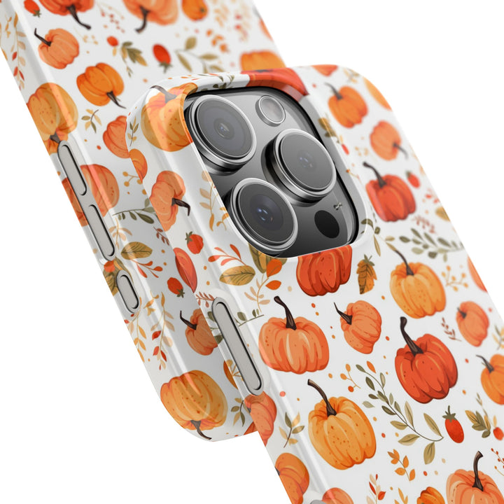 Slim Fall Autumn Pumpkins Gift for Her Cute Phone Cases for Iphone 16 | iPhone 15 Case | iPhone 15 Pro Max Case, Iphone 14, Iphone 14 Pro Max, Iphone 13, Slim - Studio40ParkLane