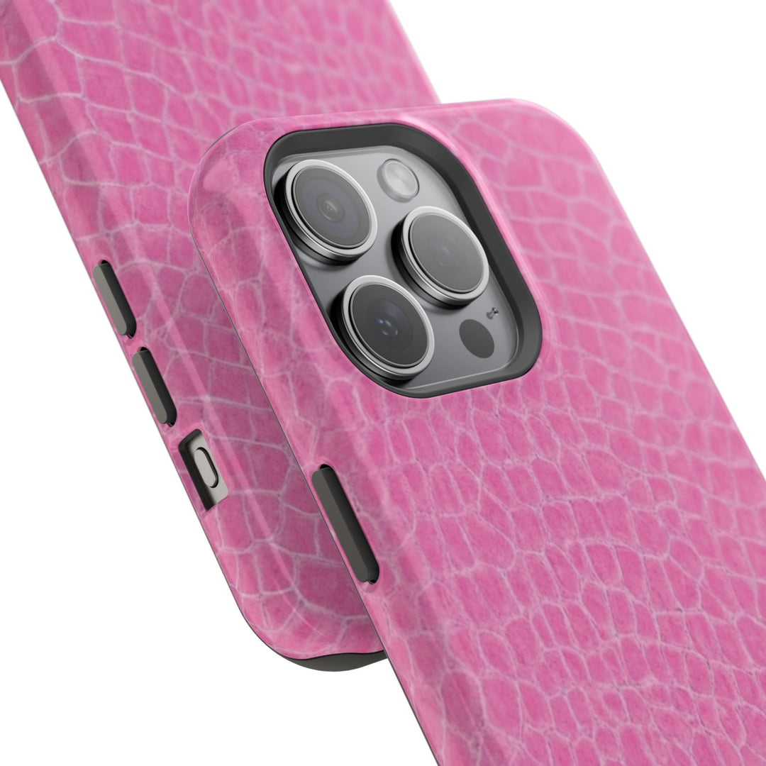 Non Leather Pink Color Pattern Magsafe Cute Phone Case for Iphone Gift for Her, | iPhone 15 Case | iPhone 15 Pro Max Case, Iphone 14, Iphone 14 Pro Max, Iphone 13, Iphone 16 - Studio40ParkLane