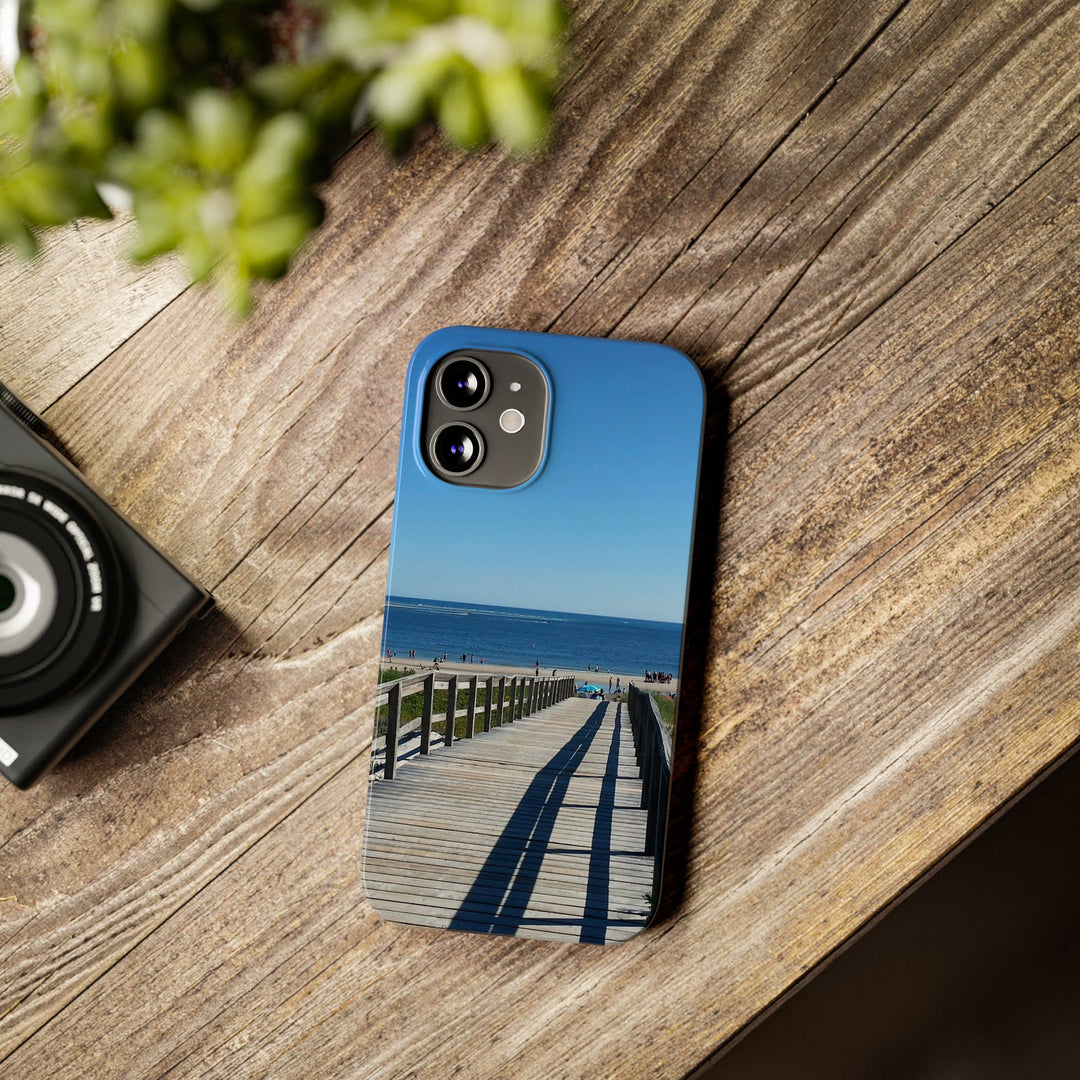 Slim Cute Phone Cases for Iphone - | iPhone 15 Case | iPhone 15 Pro Max Case, Iphone 14 Case, Iphone 14 Pro Max, Iphone 13, Summer Beach Walk - Studio40ParkLane