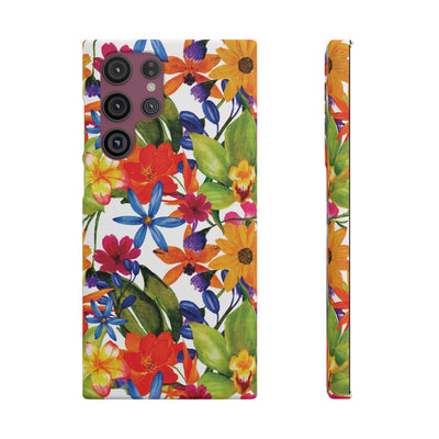 Snap Spring Flowers Cute Phone Cases for Samsung S24, S23, S22, S21, S20, Plus and Ultra, Iphone 16 Pro Max, Iphone 15, 14, 13, 12, 11, 10 - Studio40ParkLane