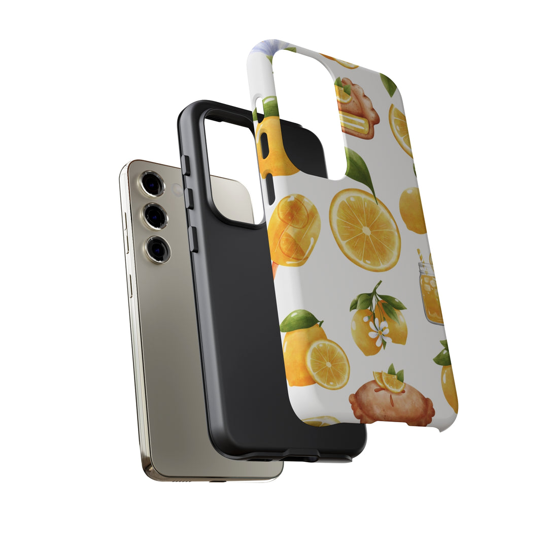 Cute Samsung Phone Case | Aesthetic Samsung Phone Case | Galaxy S23, S22, S21, S20 | Summer Fruit Lemons, Protective Phone Case - Studio40ParkLane