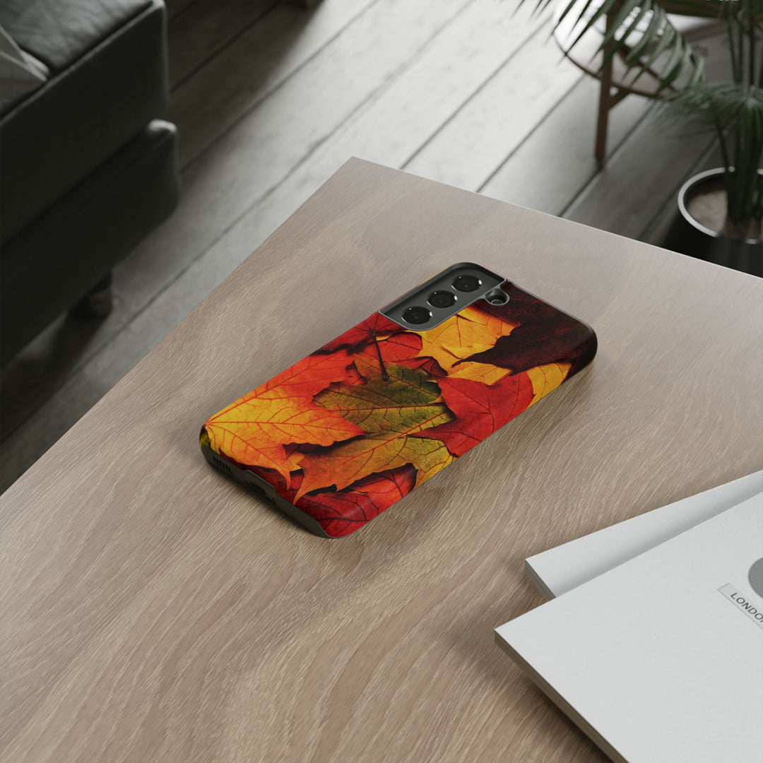 Autumn Fall Leaves Gift Cute Phone Case for, Samsung Galaxy S24, S23, S22, S21, IPhone 16 Case | Iphone 15, Iphone 14, IPhone 13 Case Mom Dad Gift - Studio40ParkLane