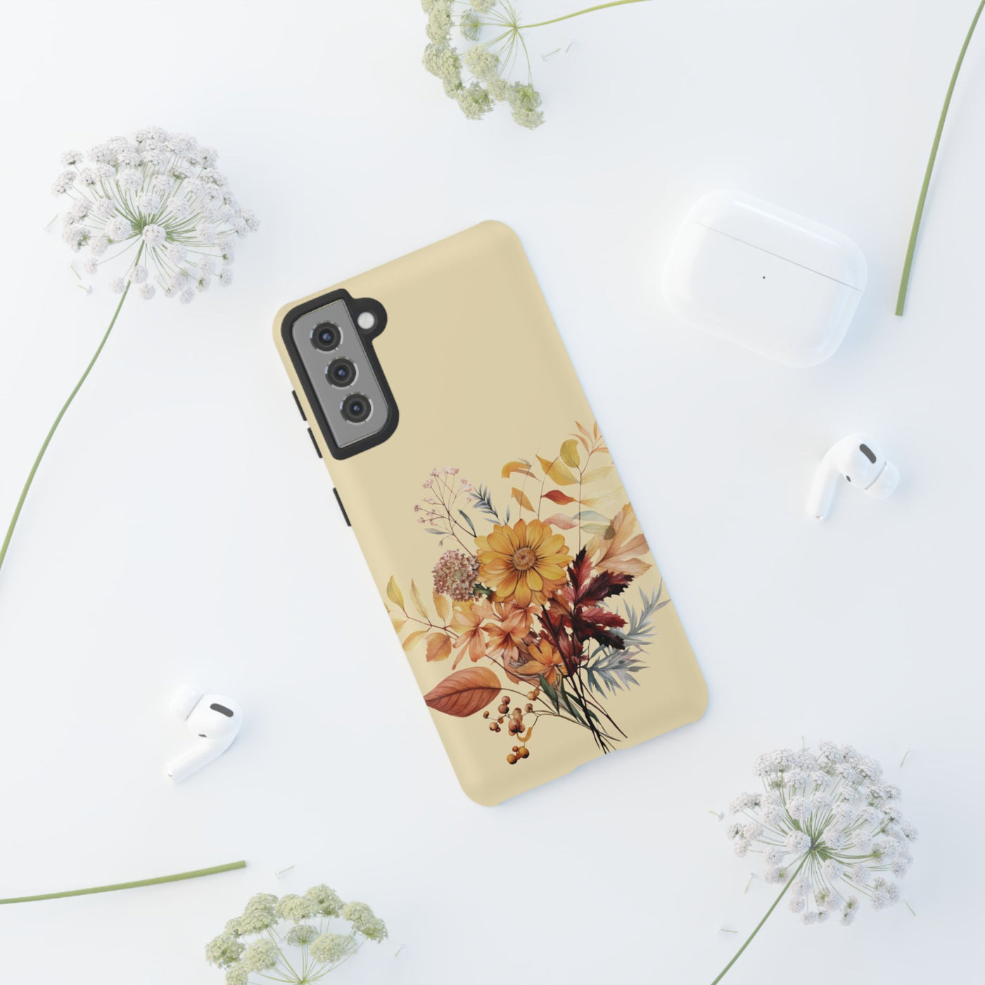 Autumn Fall Leaves Gift for Her Cute Phone Case for, Samsung Galaxy S24, S23, S22, S21, IPhone 16 Case | Iphone 15, Iphone 14, IPhone 13 Case