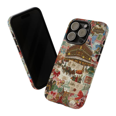 Aesthetic Tough London Coquette Collage Premium Phone Case - For iPhone 17 Pro Max iPhone 16 Pro iPhone 15 Iphone 14 Plus 13 Pro 12 11 10 XR - Studio40ParkLane