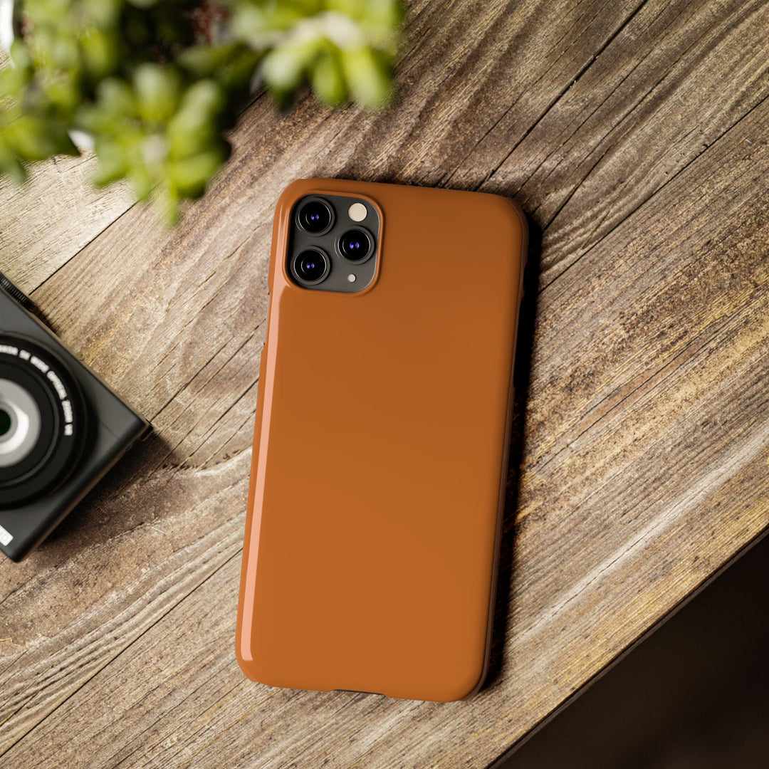 Slim Red Rust Brown Gift for Her Aesthetic Cute Phone Case for Iphone 16 - | iPhone 15 Pro Max Case | iPhone 14 Case 13 12 11 10 9 8 7 - Studio40ParkLane