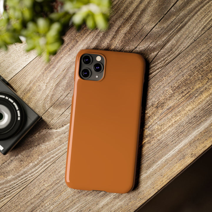 Slim Red Rust Brown Gift for Her Aesthetic Cute Phone Case for Iphone 16 - | iPhone 15 Pro Max Case | iPhone 14 Case 13 12 11 10 9 8 7 - Studio40ParkLane