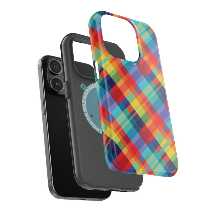 Checkered Plaid Magsafe Gift for Her Cute Phone Case for Iphone, | iPhone 16 | iPhone 15 Pro Max, Iphone 14 Pro Max, 13 12 11 10 9 8 7 - Studio40ParkLane