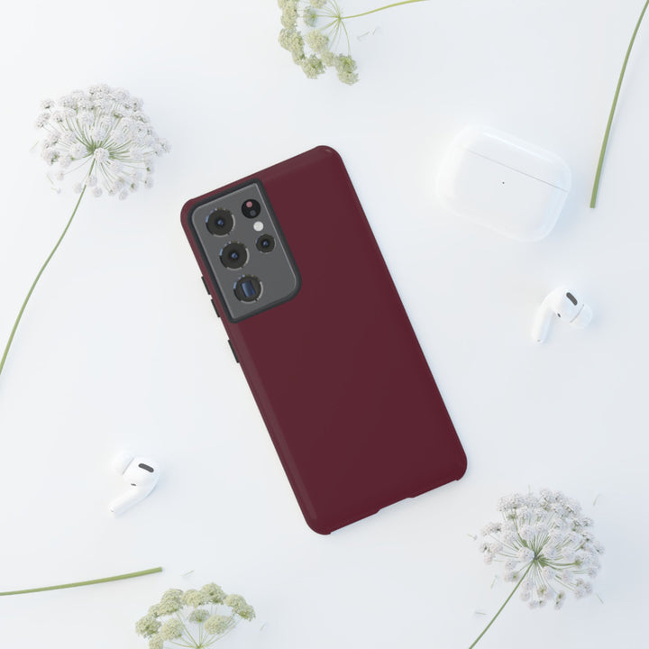 Premium Tough Burgundy Maroon Red Gift for Her Cute Phone Cases for Samsung S25 S24, S23, S22, S21, Iphone, 16, 15, 14, 13 Pro Max Ultra - Studio40ParkLane