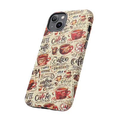 Impact Resistant, Paris Bistro Cafe, Cute Phone Cases for Samsung S24, S23, S22, S21, IPhone 15 pro Iphone 14 pro Iphone 13 IPhone 12 Iphone 11