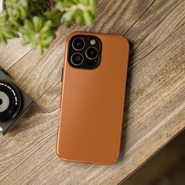 Premium Tough Rusty Brown Orange Gift for Her Cute Phone Cases for Samsung S25 S24, S23, S22, S21, Iphone, 16, 15, 14, 13 Pro Max Ultra - Studio40ParkLane