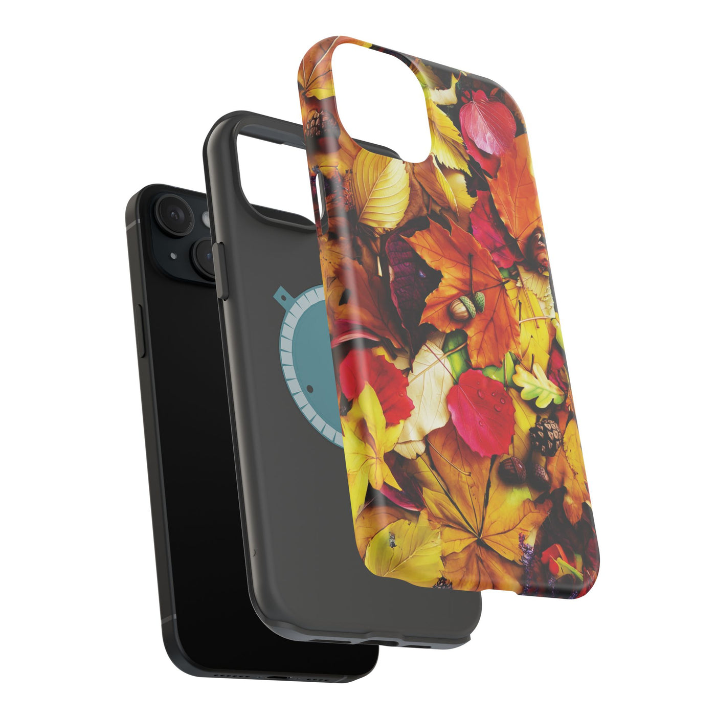 Aesthetic Tough Magsafe Fall Leaves Foliage Phone Case - For iPhone 17 Pro Max iPhone 16 Pro iPhone 15 Iphone 14 Plus 13 Pro 12 11 10 - Studio40ParkLane