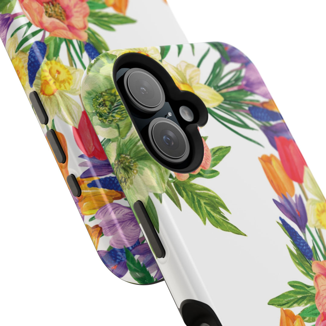 Spring Flowers Magsafe Cute Phone Case for Iphone Gift for Her, iPhone 16 Case iPhone 15 Pro Max Case, Iphone 14, Iphone 14 Pro Max, 13, 12 - Studio40ParkLane