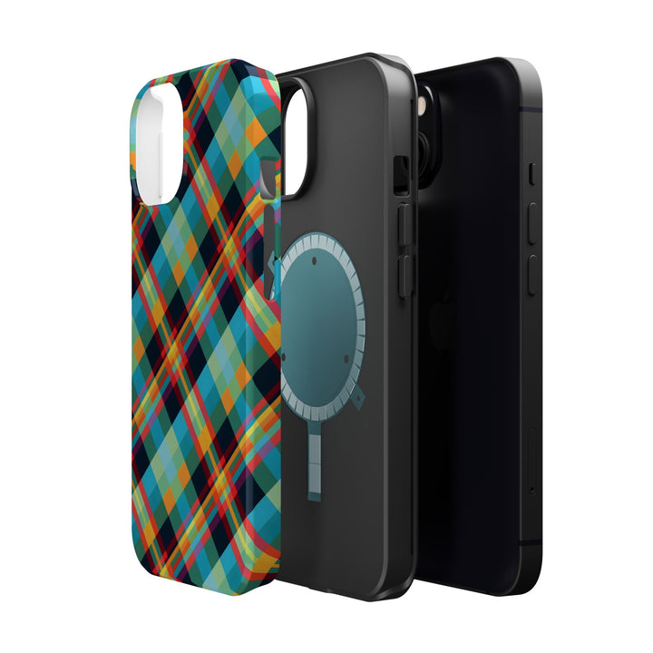 Checkered Plaid Magsafe Gift for Her Cute Phone Case for Iphone, | iPhone 16 | iPhone 15 Pro Max, Iphone 14 Pro Max, 13 12 11 10 9 8 7 - Studio40ParkLane