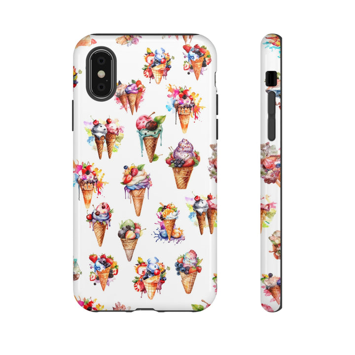 Impact Resistant, Summer Icecream, Cute Phone Cases for Samsung S24, S23, S22, S21, IPhone 15 pro, Iphone 14 pro, Iphone 13 IPhone 12, Iphone 11 - Studio40ParkLane